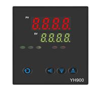 MOUMOUTEN Régulateur de température numérique PID REX C900 96x96mm | entrées multiples, relais SSR, double sortie, affichage LCD, tension AC100-240V, fonction d'alarme