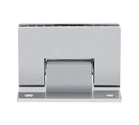 MOUMOUTEN Support De Porte De Douche, Support Sans Cadre De 8 à 10 Mm, Charnière Murale En Acier Inoxydable, Clip De Porte En Verre, Charnière De Porte En Verre Pour Cuisine, Sauna, Hammam