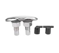 MOUMOUTEN Taquet de Bateau rétractable de 12,7 cm, Taquet de Quai rétractable hautement Poli en Acier Inoxydable 316 avec Couvercle de Protection pour Bateau Rapide de Yacht de