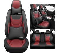 MounSgk Housses de siège de voiture pour Ford Custom Sport Transit Connect S Transit Connect F-150 Matériaux confortables de qualité supérieure Pièces auto générales, rouge