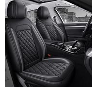 MounSgk Housses de siège de voiture pour Land Rover Todos Los Modelos Rover Range Evoque Sport Freelander Discovery 3 4 5 en cuir imperméable 5 places coussin de siège protège la housse de siège, noir