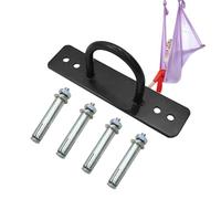 Mount Anchorr Bracket Hook - Battle Rope Wall Mount Kit | Stainless Steel Carabiner | U Shaped Hook Anchorr Plate | Strength Training Hooks for Resistance Bands Weight Straps