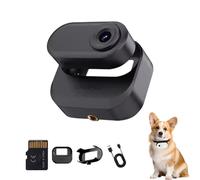 Mount Caméra de sport 1080p réglable Détection de mouvement Double alimentation Cyclisme Moto Pet Étui de chargement