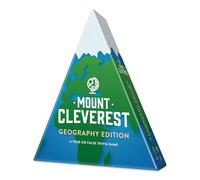 MOUNT CLEVEREST - Édition géographie | Jeu de questionnaires vraies ou fausses | Jeu de cartes familial amusant pour adultes et enfants | Jeux de fête pour anniversaire d'enfants | Jeux de voyage |