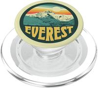 Mount Everest Himalayan Landmark - Vintage 80s Graphic PopSockets PopGrip pour MagSafe