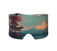 Mount Fuji - Cache-oreilles et yeux doux imprimé japonais pour adultes - Housse de protection pour le sommeil de voyage