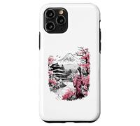 Mount Fuji Cherry Blossoms Geisha Japanese Garden Japan Art Coque pour iPhone 11 Pro