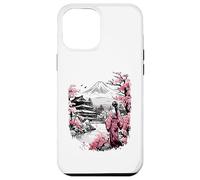 Mount Fuji Cherry Blossoms Geisha Japanese Garden Japan Art Coque pour iPhone 12 Pro Max
