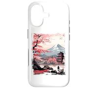 Mount Fuji Cherry Blossoms Geisha Japanese Garden Japan Art Coque pour iPhone 17