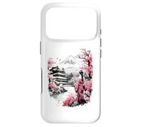 Mount Fuji Cherry Blossoms Geisha Japanese Garden Japan Art Coque pour iPhone 17 Pro