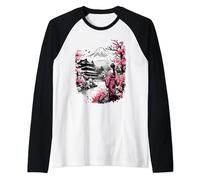 Mount Fuji Cherry Blossoms Geisha Japanese Garden Japan Art Manche Raglan