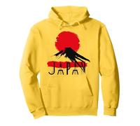 Mount Fuji Japan Design - T-Shirt esthétique Minimaliste Soleil Rouge Sweat à Capuche