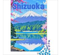 Mount Fuji Serene Horizon Puzzle 1000 pièces | Des activités amusantes et difficiles à faire à la maison pour renforcer l'amour entre les couples 50x75cm
