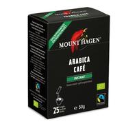 Mount Hagen Organic Fair Trade d?caf?in? instantan? b?ton de caf? 50g (2gX25P)