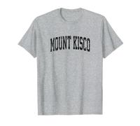 Mount Kisco New York NY Vintage Athletic Sports Design Noir T-Shirt