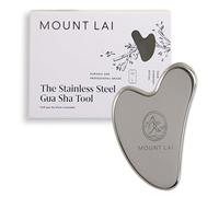 Mount Lai Outil facial Gua Sha en acier inoxydable - L'élément de raffinement - Outil de sculpture du visage en acier de qualité professionnelle pour le drainage lymphatique, la réduction des poches