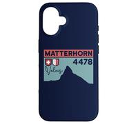 Mount Matterhorn Suisse Zermatt Randonnée Suisse Cadeaux de randonnée Coque pour iPhone 16