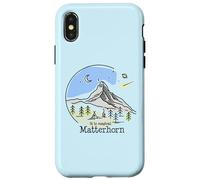 Mount Matterhorn Zermatt Wallis Randonnée Randonnée Escalade Cadeaux Coque pour iPhone X/XS