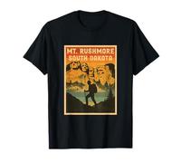 Mount Rushmore Dakota du Sud Randonnée Randonnée Vintage Années 80 T-Shirt