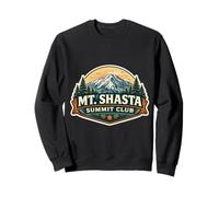 Mount Shasta Summit Club Mountain Peak Grimpeur randonnée d'escalade Sweatshirt