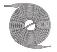 Mount Swiss Lacets Premium, 1 paire de lacets plats, 100% coton, indéchirables, largeur 7 mm, longueur 45-200 cm 170 cm gris