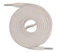 Mount Swiss Lacets Premium, 1 paire de lacets plats, 100% coton, indéchirables, largeur 7 mm, longueur 45-200 cm 170 cm beige clair