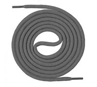Mount Swiss Lacets ronds gris 150 cm - 4,5 mm épais - robustes sans nœud - chaussures sécurité, bottes, randonnée, trekking, travail - embouts anti-effilochage - usage pro
