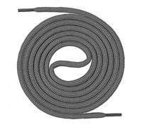 Mount Swiss Lacets ronds gris 170 cm - 4,5 mm épais - robustes sans nœud - chaussures sécurité, bottes, randonnée, trekking, travail - embouts anti-effilochage - usage pro