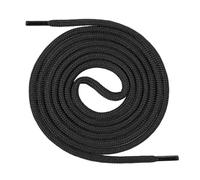 Mount Swiss Lacets ronds noirs 170 cm - 4,5 mm épais - robustes sans nœud - chaussures sécurité, bottes, randonnée, trekking, travail - embouts anti-effilochage - usage pro