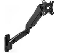 Mount-V001G Support Mural Pneumatique Réglable En Hauteur Pour Écran 17" À 27" Noir