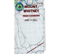 Mount Whitney High Country Trails Map | Tom Harrison Maps