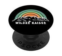 Mount Wilder Kaiser Kitzbühel Tyrol Randonnée Autriche Cadeau de Voyage PopSockets PopGrip Adhésif