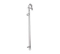 Mount Your Boat Flag with This Boat Flag Staff Made of Stainless Steel, Measures 40cm/15.7in, and Includes Rail Hardware Fittings for Easy Installation on Ships and yachts.