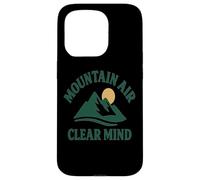 Mountain Air Clear Mind Coque pour iPhone 15 Pro