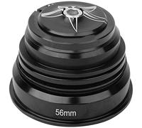 Mountain Bicycle Headsets Roulements, 44 mm à 56 mm en alliage en aluminium Bike Cycling, avant de la fourche avant Casque de rechange de bicyclette accessoire (Noir 44/56 mm)