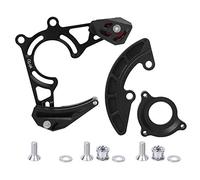 Mountain Bike Chain Guide Ultra Light High Strength Aluminium Alliage 7075 T6 CNC Usined Single Plaque Crank Set - Protecteur pour 32T 38T Bikes Heavy Duty Chain Restention System