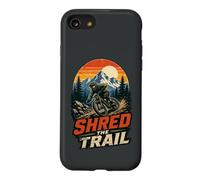 Mountain Bike Cyclist Downhill Vélo de Montagne VTT Vélo Coque pour iPhone SE (2020) / 7/8