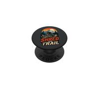 Mountain Bike Cyclist Downhill Vélo de Montagne VTT Vélo PopSockets PopGrip Adhésif