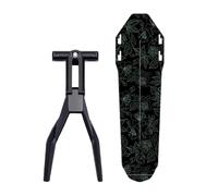 Mountain Bike Fending Board - Rabat de boue de vélo réglable | Plaque de boue pour vélo | Couverture complète plus épaisse et large | Libération rapide Fat Tire Cycle Fending Board pour les cycles de
