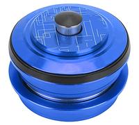 Mountain Bike Front Fork Headset 44mm Non - Threaded Aluminium Alliage - Double Roulement, Résistant à la Corrosion, Pour Vélo tout Terrain (Bleue)