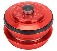 Mountain Bike Front Fork Headset 44mm Non - Threaded Aluminium Alliage - Double Roulement, Résistant à la Corrosion, Pour Vélo tout Terrain (Rouge)