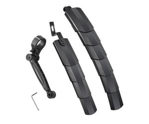 Mountain Bike Mud Guard, Telescopic Splash Set, Front Rear Extendable Mudguard, Bike Splash Protection Kit, for Travel Mountain Trail Road Trip Commuting Urban Touring Cycling Use Outdoor Riding