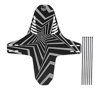 Mountain Bike Mudguard Bike Fenders Fond et arrière compatible Bicycle Mud Guard (Modèle réflexive cinq étoiles)
