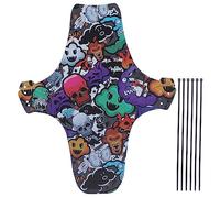 Mountain Bike Mudguard Bike Fenders Fond et arrière compatible Bicycle Mud Guard (Style graffiti pliant)