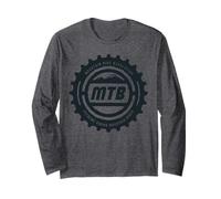 Mountain Bike Revolution VTT Logo Extreme Riding Biker Manche Longue