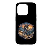 Mountain Bike Sunset Sac à Dos Montagnes Nature Coque pour iPhone 15 Pro
