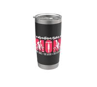 Mountain Biker Mom The Idol aime les courses de vélo Gobelet isotherme en acier inoxydable double paroi