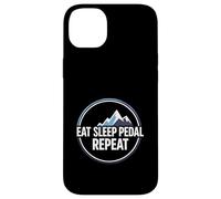 Mountain Biking Cyclist Eat Sleep Pedal Repeat Coque pour iPhone 14 Plus