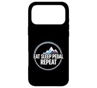 Mountain Biking Cyclist Eat Sleep Pedal Repeat Coque pour iPhone 17 Pro Max