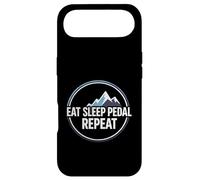 Mountain Biking Cyclist Eat Sleep Pedal Repeat Coque pour iPhone Air